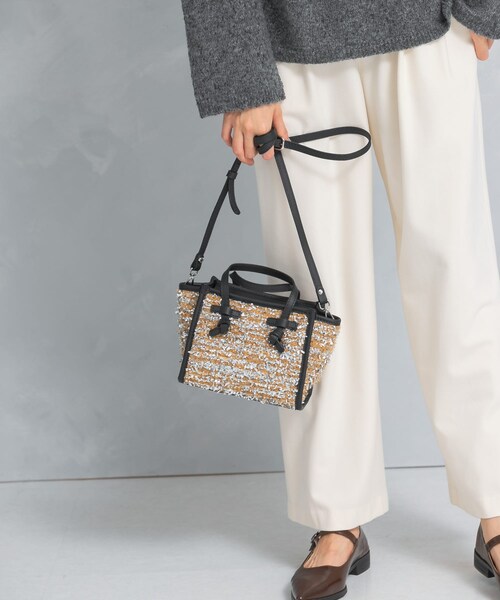 URBAN RESEARCH ROSSO（アーバンリサーチロッソ）の「GIANNI CHIARINI　MISS MARCELLA（ハンドバッグ・レディース・NERO/CAMEL・-）」の12枚目の写真