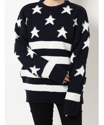 GYDA | AMERICAN FLAG PATTERN ニットトップス(ニット/セーター)