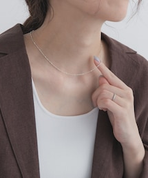 URBAN RESEARCH DOORS | スタッドネックレス SILVER925(ネックレス)
