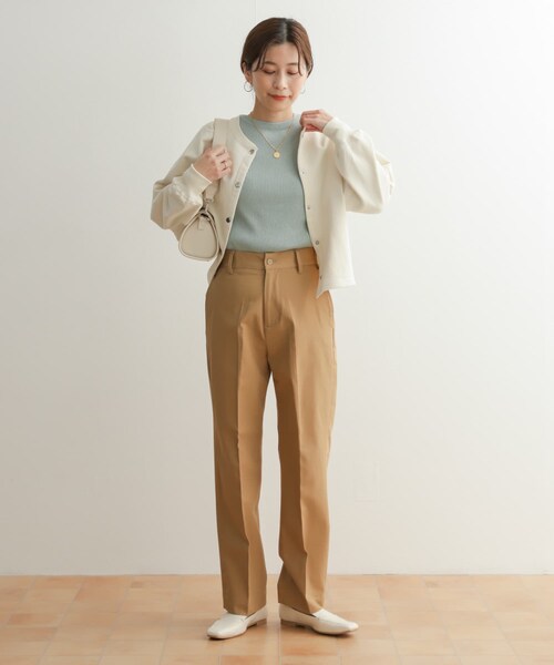 URBAN RESEARCH DOORS(アーバンリサーチドアーズ)の「ハイウエストチノパンツ(チノパンツ・レディース・L/BEIGE/BEIGE・S/M/L)」の18枚目の写真