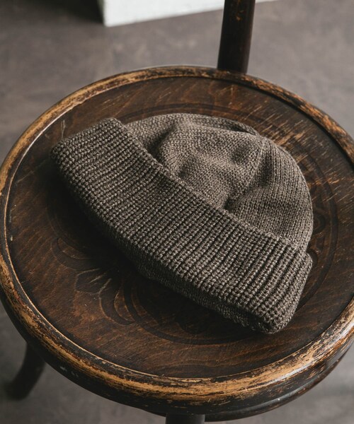 URBAN RESEARCH DOORS（アーバンリサーチドアーズ）の「BIG WOOLMIX KNIT CAP（ニットキャップ/ビーニー・メンズ・BLACK/杢GRAY/BROWN・-）」の2枚目の写真