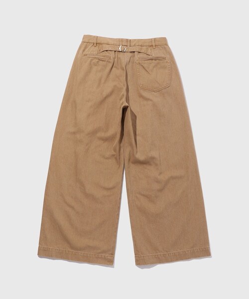 ADAM ET ROPE'(アダムエロペ)の「【DAIRIKU/ダイリク】D Buckle Super Wide Chino Pants(チノパンツ・メンズ・ブラック/ベージュ・M/S)」の16枚目の写真