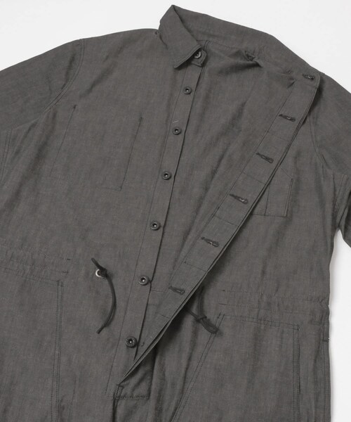 URBAN RESEARCH(アーバンリサーチ)の「Willow Pants P-031(つなぎ/オールインワン・メンズ・BKCHAMBRAY・0/1)」の6枚目の写真
