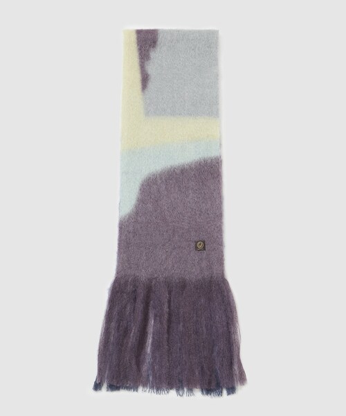 ROPE'（ロペ）の「【MANTAS EZCARAY(マンタス エスカライ)】 VIEWS MOHAIR STOLE (REF. NIGHT 1-B)（ストール/ショール・レディース・ネイビー/ネイビー系・F）」の16枚目の写真