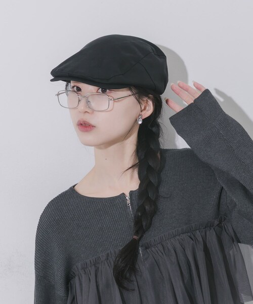 SMELLY（スメリー）の「ドロストハンチング（ハンチング/ベレー帽・レディース・BRN/BLK・-）」の7枚目の写真
