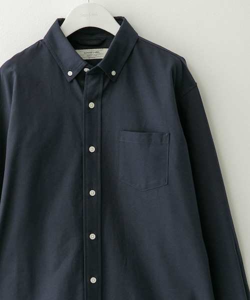 URBAN RESEARCH Sonny Label（アーバンリサーチサニーレーベル）の「抗菌オックスボタンダウン長袖シャツ（シャツ/ブラウス・メンズ・ホワイト/サックス/ネイビー/オフストライプ/ブルーストライプ・S/M/L/XL）」の4枚目の写真