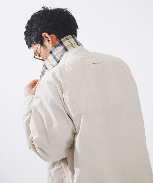 URBAN RESEARCH（アーバンリサーチ）の「Barbour　ICONS TRANSPORT CASUAL JACKET（テーラードジャケット・メンズ・OATMEAL/DARK NAVY/IVY GREEN・M/L/XL）」の20枚目の写真