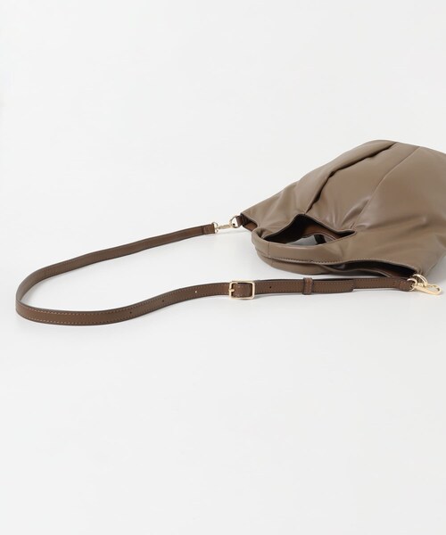 URBAN RESEARCH DOORS（アーバンリサーチドアーズ）の「パファーハンドルバッグ（ハンドバッグ・レディース・BLUE/BROWN・one）」の9枚目の写真