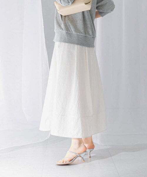 URBAN RESEARCH ROSSO（アーバンリサーチロッソ）の「スリットギャザースカート（スカート・レディース・lime/white/blue・FREE）」の5枚目の写真