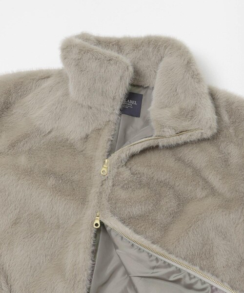 URBAN RESEARCH Sonny Label（アーバンリサーチサニーレーベル）の「フェイクファースタンドブルゾン（ブルゾン・レディース・アッシュグレー/ブラウン・Free）」の12枚目の写真