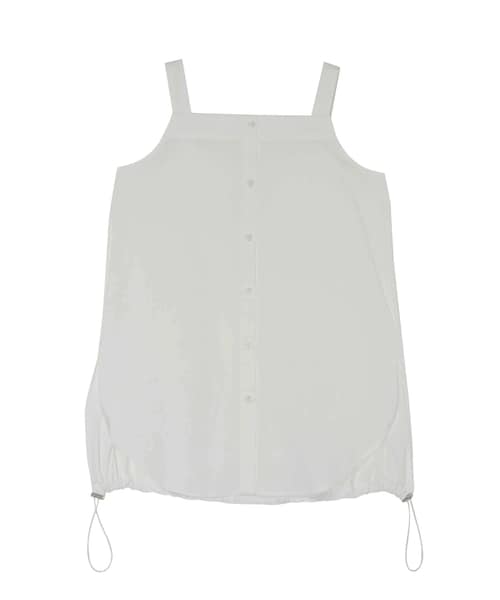 UN3D.（アンスリード）の「LAYERED SHIRT CAMISOLE（キャミソール・レディース・ホワイト/ミックス・36/38）」の10枚目の写真