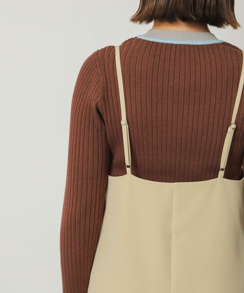 SENSE OF PLACE by URBAN RESEARCH（センスオブプレイスバイアーバンリサーチ）の「ストレートキャミワンピース（ワンピース・レディース・NAVY/BEIGE/BLACK・one）」の20枚目の写真