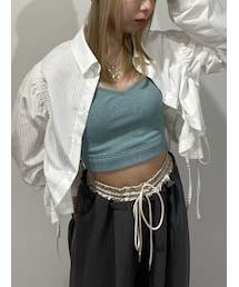 jouetie | リボンギャザーシャツ(シャツ/ブラウス)