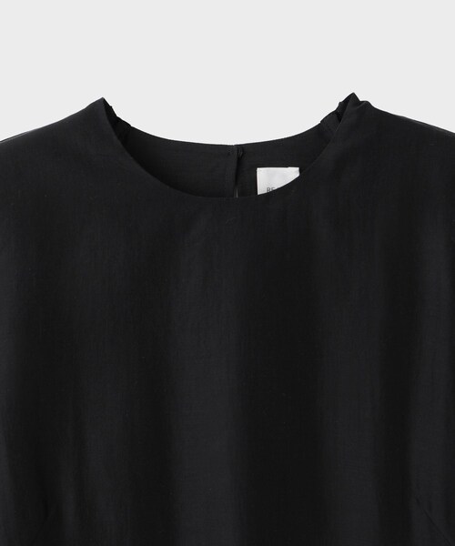 ROPE'（ロペ）の「【一部店舗限定】【REALM（レルム）】HALF SLEEVE BLOUSE｜裾フリルブラウス　26SS（シャツ/ブラウス・レディース・ブラック/ピンク・38）」の21枚目の写真