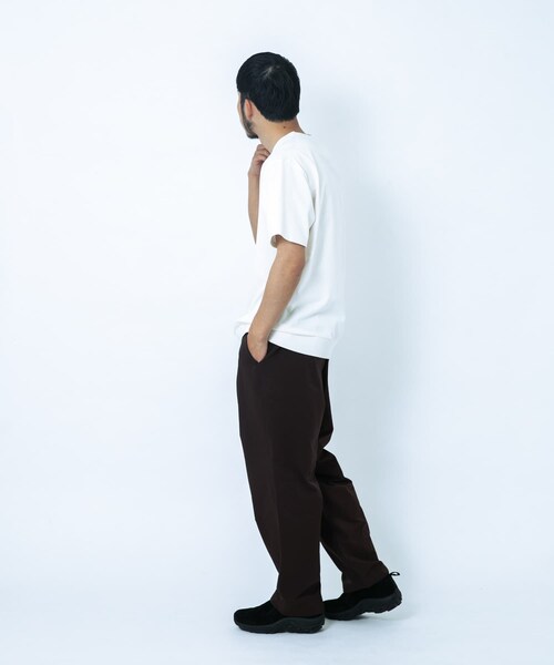 EKAL(エカル)の「『別注』NANGA×EKAL ロゴTシャツ(Tシャツ/カットソー・メンズ・ホワイト/ブラック・M/L)」の9枚目の写真