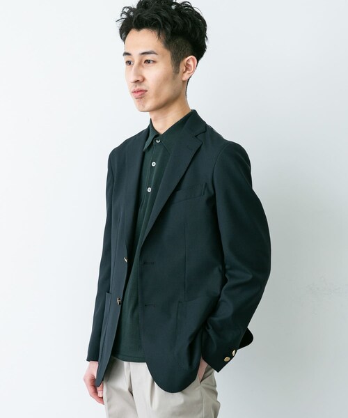 URBAN RESEARCH DOORS(アーバンリサーチドアーズ)の「『イージーケア』LIFE STYLE TAILOR ストレッチオックスメタルボタンブレザー(その他アウター・メンズ・NAVY・44/46/48/50)」の16枚目の写真