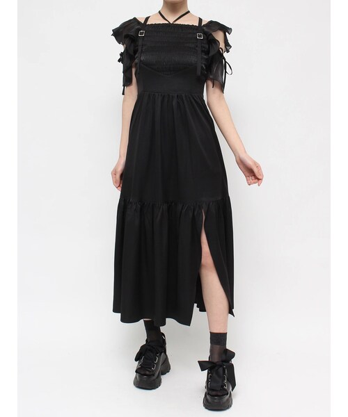 EATME（イートミー）の「コルセットデザインジャンスカ（ジャンパースカート・レディース・アイボリー/ブラック/ミックス・S/M）」の10枚目の写真