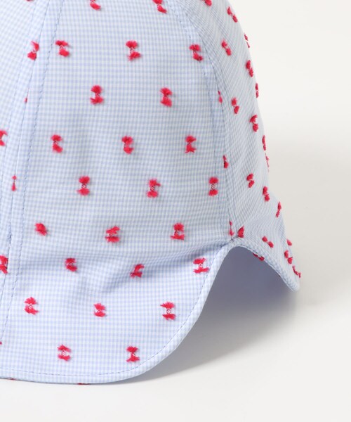 KBF（ケイビーエフ）の「刺繍チェックチューリップHAT（ハット・レディース・BLACK/BLUE・one）」の20枚目の写真