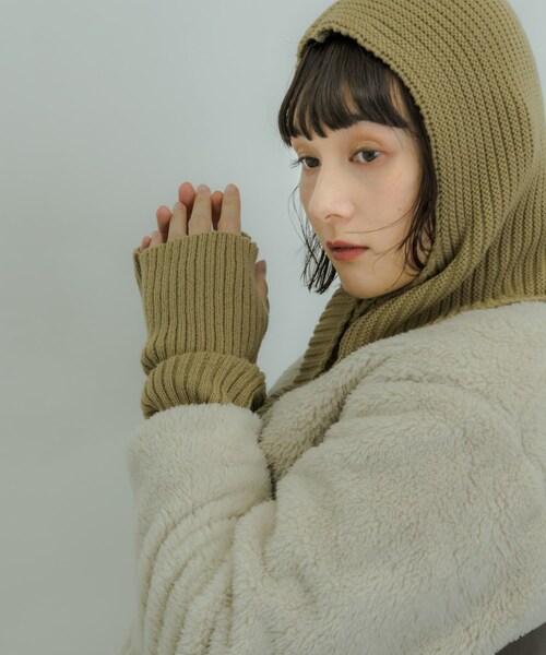 SMELLY（スメリー）の「リブアームウォーマー（ベルト・レディース・BEG/BLK/BLU・-）」の19枚目の写真