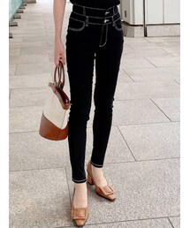 RESEXXY | ハイウエストスキニーパンツ(その他パンツ)