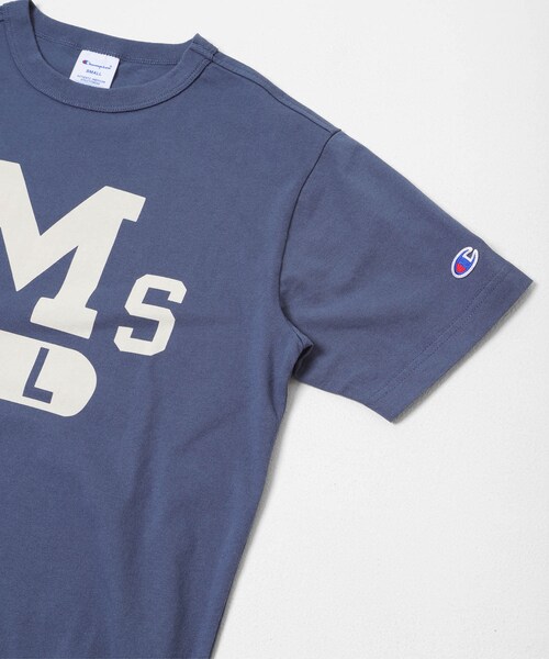 URBAN RESEARCH Sonny Label（アーバンリサーチサニーレーベル）の「CHAMPION　SHORT SLEEVE T-SHIRTS（Tシャツ/カットソー・レディース・013WHITE/385DBLUE・S）」の7枚目の写真