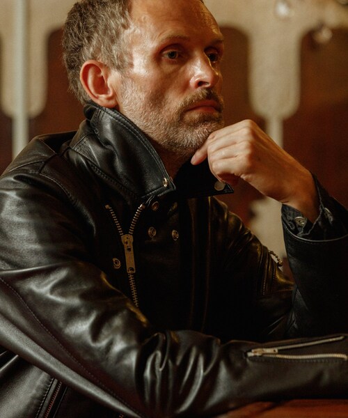 ADAM ET ROPE'（アダムエロペ）の「【James Grose 別注】MANILA JK SHEEP BLACK（ライダースジャケット・メンズ・ブラック・L/M/XL）」の12枚目の写真