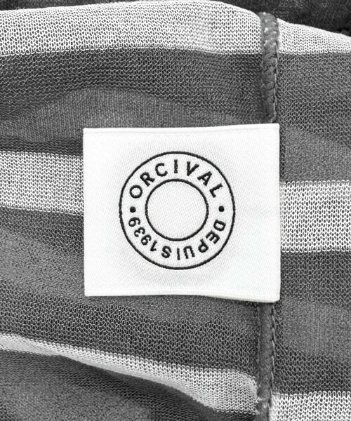 URBAN RESEARCH DOORS(アーバンリサーチドアーズ)の「ORCIVAL BOAT NECK LONG-SLEEVE PULLOVER(Tシャツ/カットソー・レディース・BLUE/GREY/YELLOW・1)」の10枚目の写真