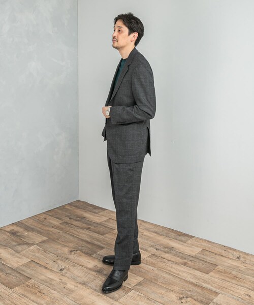URBAN RESEARCH DOORS（アーバンリサーチドアーズ）の「LIFE STYLE TAILOR　フラノパンツ（スラックス・メンズ・GRAY-CH/BROWN・44/46/48/50）」の8枚目の写真