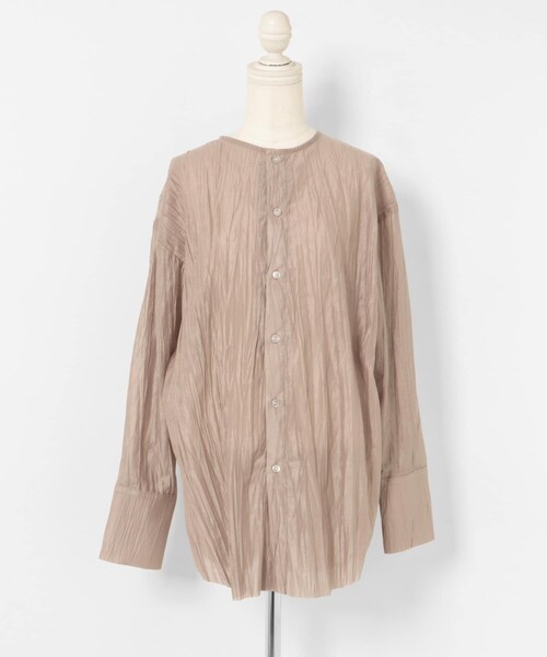 THE GOODLAND MARKET（ザグッドランドマーケット）の「&her　Washer Multi Shirts（シャツ/ブラウス・レディース・PINK/WHITE/NAVY・one）」の21枚目の写真