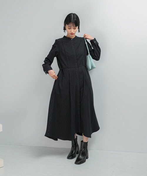 URBAN RESEARCH ROSSO（アーバンリサーチロッソ）の「『WEB限定』イレギュラーヘムワンピース（ワンピース・レディース・B/CHECK/G/STRIPE/N/STRIPE・FREE）」の8枚目の写真