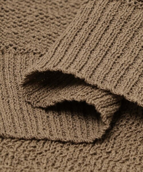 URBAN RESEARCH DOORS（アーバンリサーチドアーズ）の「STILL BY HAND　12Gニットベスト（ベスト・メンズ・BLACK/L.BROWN/L.BEIGE・46/48）」の10枚目の写真