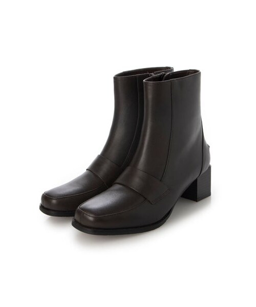 イング ing スクエアトゥモカショートブーツ