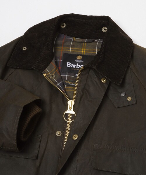 URBAN RESEARCH DOORS（アーバンリサーチドアーズ）の「Barbour　EXCLUSIVE SUGARLUMPBEDALE（テーラードジャケット・メンズ・D.BROWN/SAGE・36/38/40/42/44）」の5枚目の写真