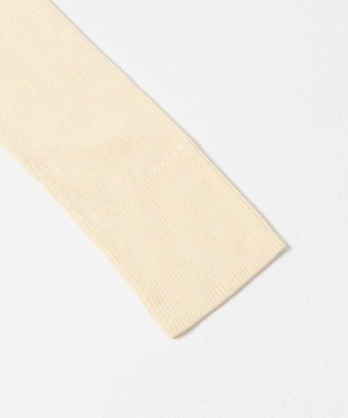 URBAN RESEARCH ROSSO（アーバンリサーチロッソ）の「シルク混リブデザインニット（ニット/セーター・レディース・WHITE/CREAM/GRAY/D/NAVY・FREE）」の13枚目の写真