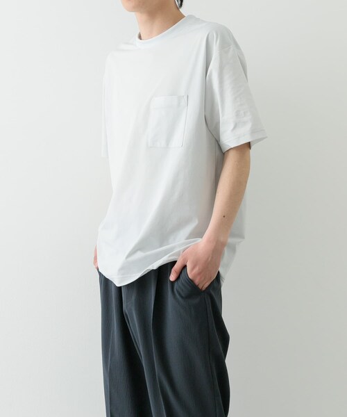 ITEMS URBANRESEARCH(アイテムズ アーバンリサーチ)の「接触冷感ハイストレッチTシャツ(シャツ/ブラウス・メンズ・CHA/WHT/NVY/BLK・M/L)」の16枚目の写真