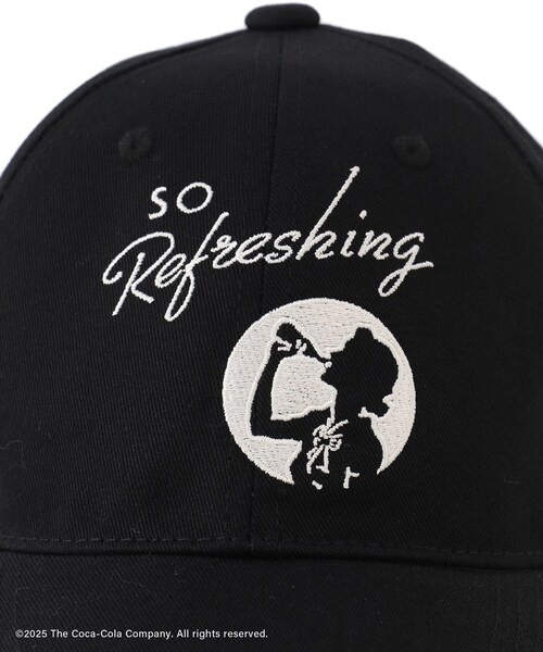 VIS(ビス)の「【Coca-Cola】VIS別注エンブロイダリーキャップ(キャップ・レディース・ブラック/ワイン・F)」の20枚目の写真