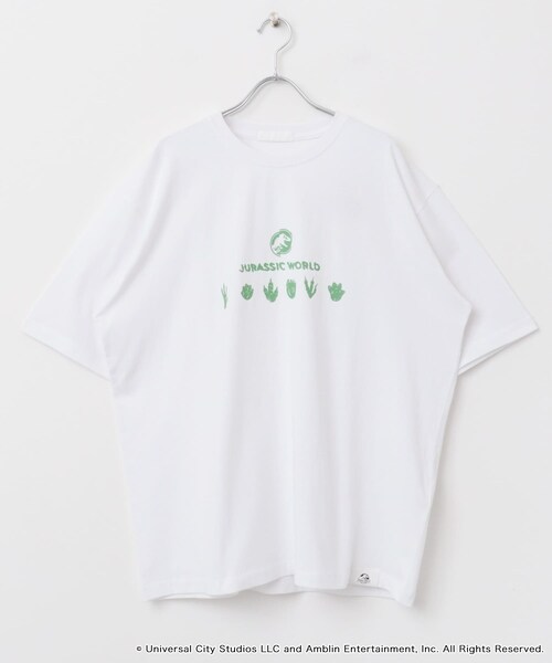 SENSE OF PLACE by URBAN RESEARCH(センスオブプレイスバイアーバンリサーチ)の「『別注』Jurassic World×SENSE OF PLACE T-SHIRTS/B(Tシャツ/カットソー・メンズ・WHITE/CHARCOAL/RED・M/L)」の11枚目の写真