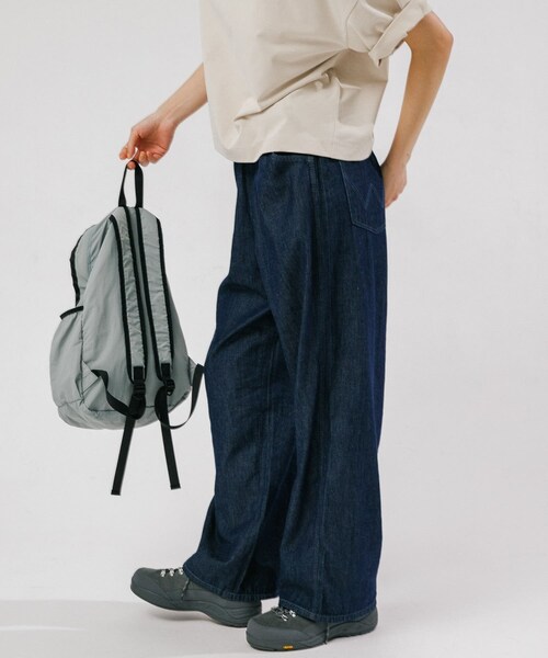 EKAL(エカル)の「『別注』Wrangler×EKAL ライトデニムリラックスバギーパンツ(デニムパンツ・レディース・USED/O.W・Free)」の19枚目の写真
