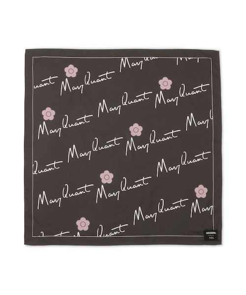 VIS(ビス)の「【MARY QUANT×VIS】アソートスカーフ 70×70(バンダナ/スカーフ・レディース・チャコール/キナリ・F)」の7枚目の写真