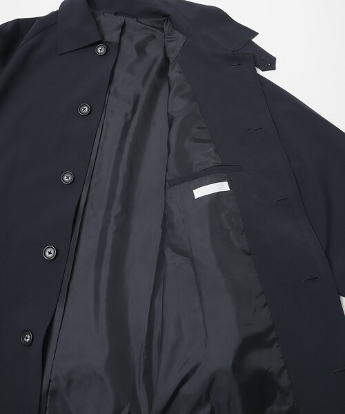 SENSE OF PLACE by URBAN RESEARCH（センスオブプレイスバイアーバンリサーチ）の「バルマカーンルーズコート（ステンカラーコート・メンズ・BEIGE/NAVY/BEG CHECK・M）」の10枚目の写真