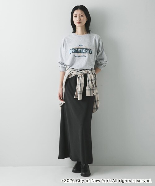 URBAN RESEARCH（アーバンリサーチ）の「GOOD ROCK SPEED 　ロングスリーブカットソー（Tシャツ/カットソー・レディース・OFF WHITE/ASH GRAY・Free）」の16枚目の写真