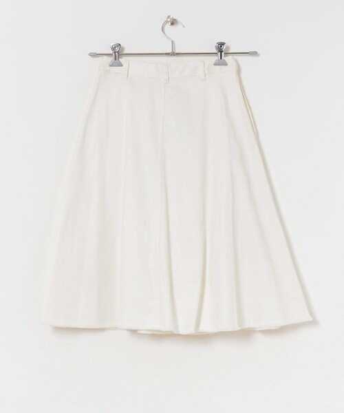 URBAN RESEARCH ROSSO（アーバンリサーチロッソ）の「コットンカルゼフレアSK（スカート・レディース・OFF WHITE・36/38）」の5枚目の写真