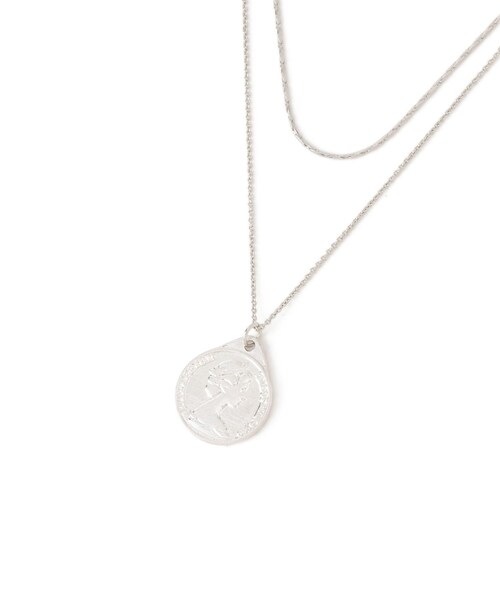 ROPE' PICNIC(ロペピクニック)の「コインモチーフ Wチェーンネックレス(ネックレス・レディース・ゴールド/シルバー・F)」の14枚目の写真