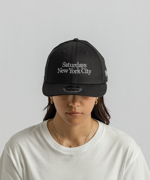 Saturdays NYC(サタデーズ ニューヨークシティ )の「New Era®x Saturdays NYC "Miller" Logo Cap(キャップ・レディース・ブラック/ネイビー・F)」の17枚目の写真