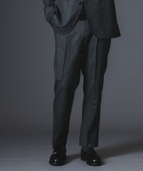 URBAN RESEARCH DOORS(アーバンリサーチドアーズ)の「LIFE STYLE TAILOR フラノパンツ(スラックス・メンズ・GRAY-CH/NAVY・44/46/48/50)」の1枚目の写真