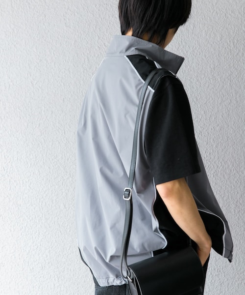 SENSE OF PLACE by URBAN RESEARCH(センスオブプレイスバイアーバンリサーチ)の「ブロックドデザインTシャツ(5分袖)(Tシャツ/カットソー・メンズ・BLK×WHT/GRN×ORG/BLU×YEL・M/L)」の15枚目の写真