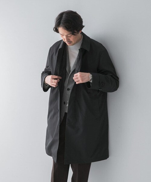 URBAN RESEARCH DOORS（アーバンリサーチドアーズ）の「LIFE STYLE TAILOR　3WAYコンフォータブルコート（ダウンジャケット/コート・メンズ・BLACK/NAVY・M/L）」の14枚目の写真