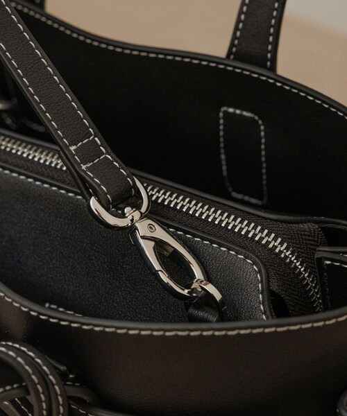 ROPE'（ロペ）の「【E'POR】A BAG Medium/通勤・26SS新型（ハンドバッグ・レディース・ブラック/ベージュ・F）」の8枚目の写真