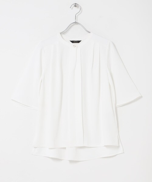 URBAN RESEARCH ROSSO（アーバンリサーチロッソ）の「2WAYウォッシャブルフレアスリーブ ブラウス（シャツ/ブラウス・レディース・OFF WHITE/DARK BLUE/BLACK・Free）」の5枚目の写真