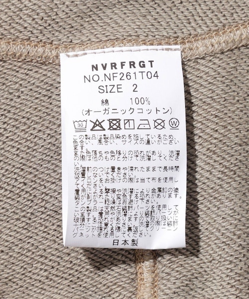 ADAM ET ROPE'(アダムエロペ)の「【NVRFRGT/ネヴァーフォーゲット】PANELED ZIP UP HOODIE(パーカー・メンズ・キナリ/ネイビー・1/2)」の17枚目の写真
